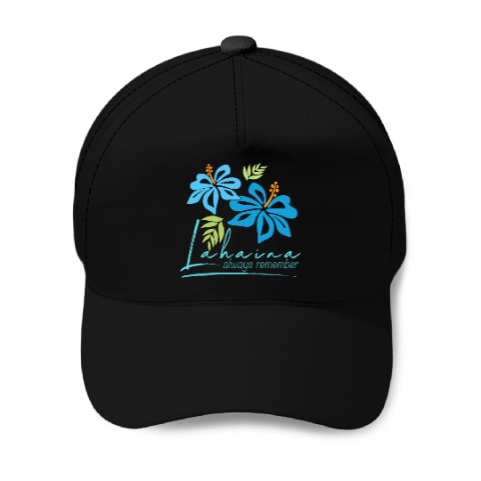 Hawaiian Hibiscus: Lahaina - Always Remember Baseball Caps