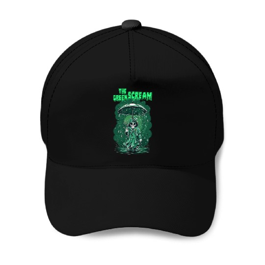 The Green Scream Baseball Caps