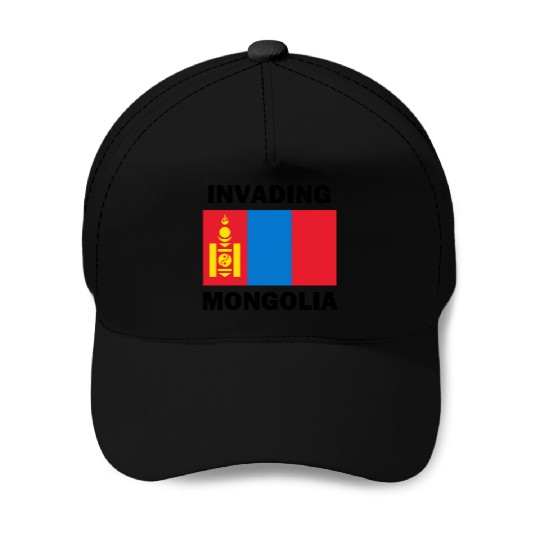 Invading Mongolia Baseball Caps