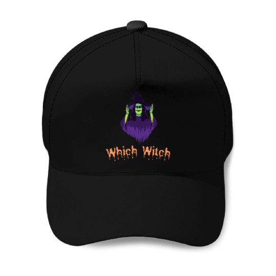 Which Witch Baseball Caps - Funny Halloween vaction