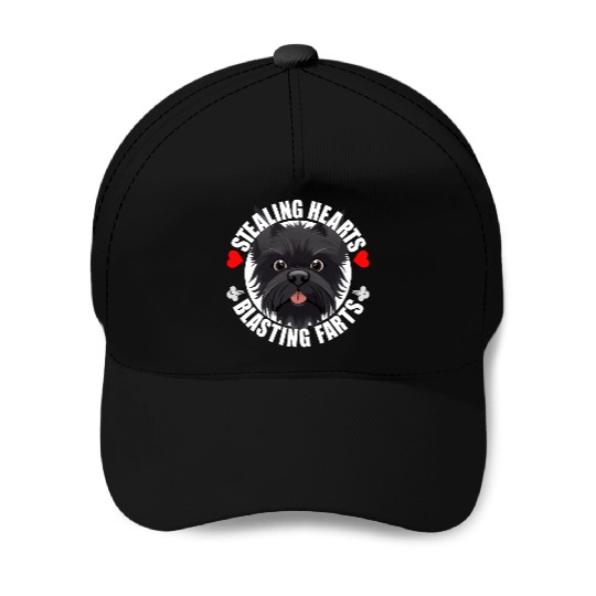 Affenpinscher Comedy Stealing Hearts Blasting Baseball Caps