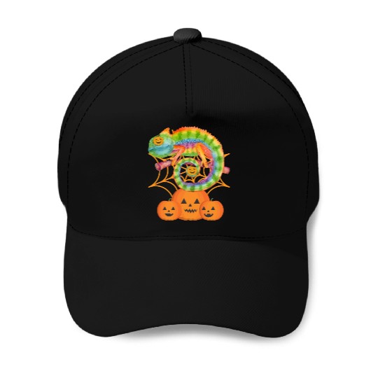 halloween Chameleon Baseball Caps