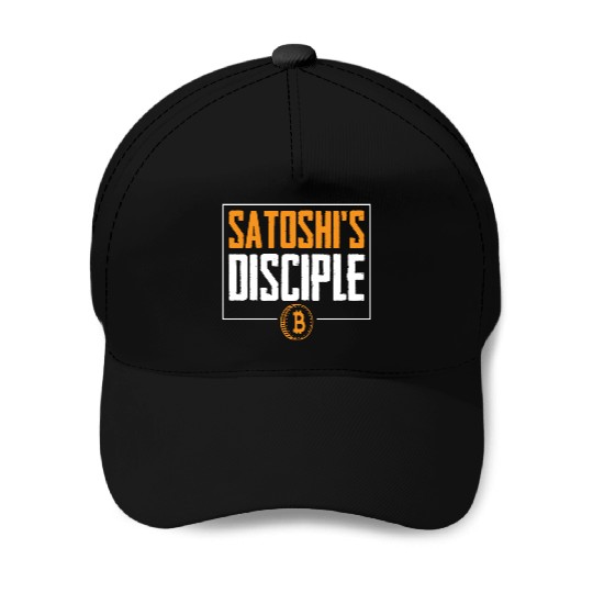 Satoshi's Disciple Bitcoin Logo Baseball Caps