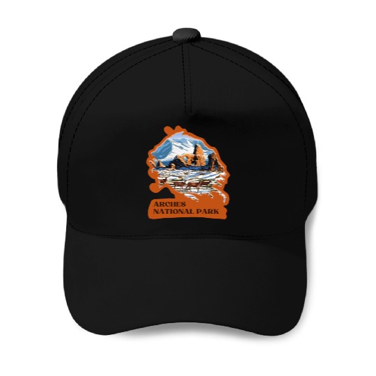 Arches National Park Stickers Baseball Caps