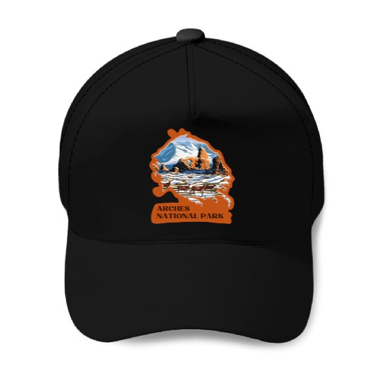 Arches National Park Stickers Baseball Caps