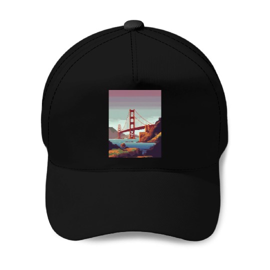 Golden Gate Bridge California Baseball Caps, Golden Gate