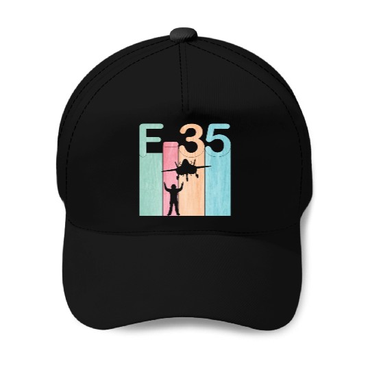 F35 Vintage Air Force Fighter Jets Baseball Caps