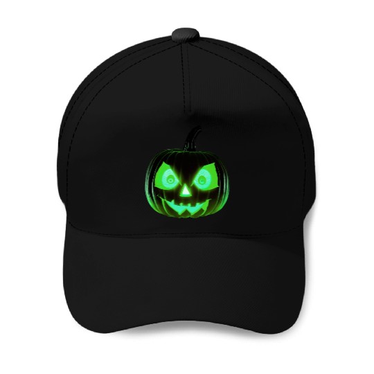 Hallowen Spooky Pumpkin Design Gift for Hallows Baseball Caps