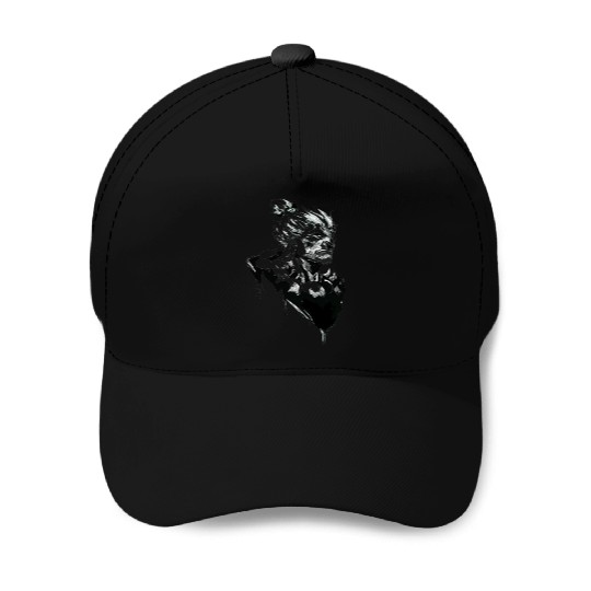 Monochrome Street Fighter: Akuma's Knightly FanAr Baseball Caps