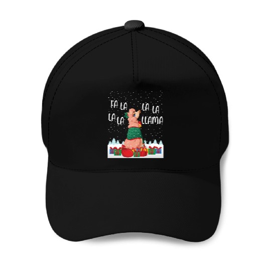 Fa La La La La La Llama Funny Gift Baseball Caps