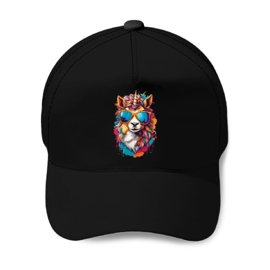 Rainbow Horse Gallop: Magical Pony Journey Baseball Caps