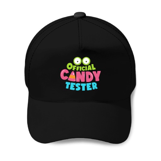 Halloween Official Candy Tester Baseball Caps