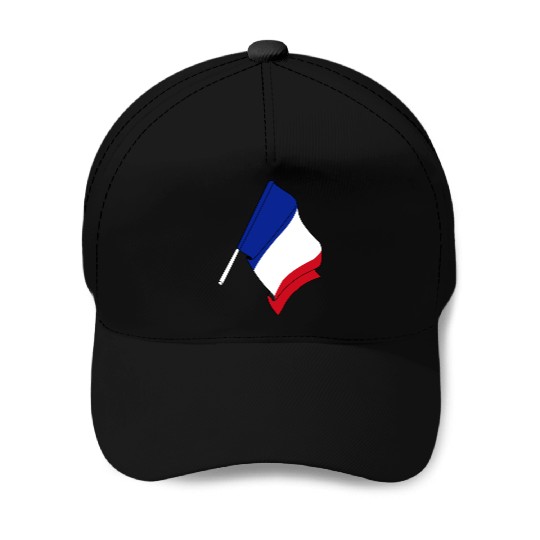 France flag Baseball Caps