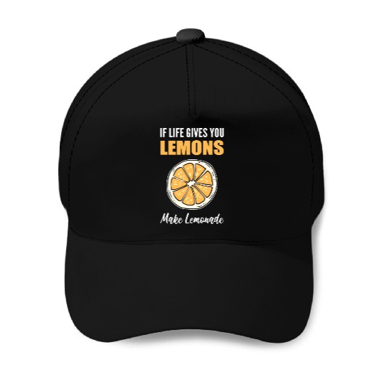 Make Lemonade Cook Or Chef Gift Baseball Caps