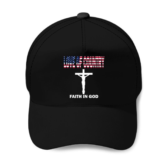 Jesus love Baseball Caps