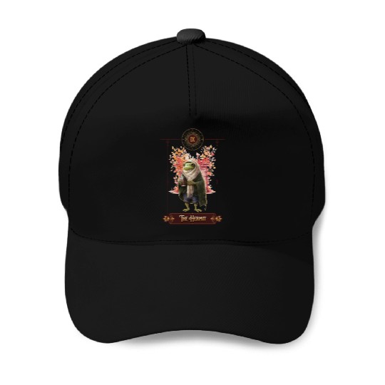 "The Hermit" Frog Tarot Card Baseball Caps