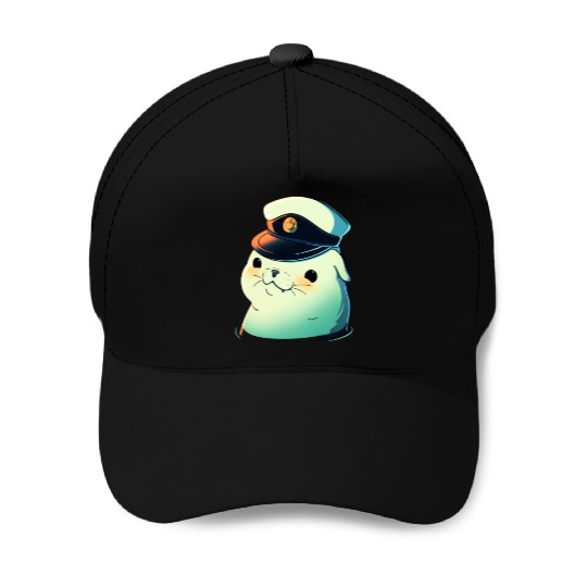 Seal Sailor Cap Boat Captain Cap Boating Seal Baseball Caps