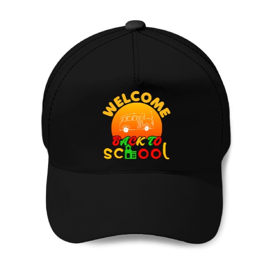Welcome Back To School Baseball Caps