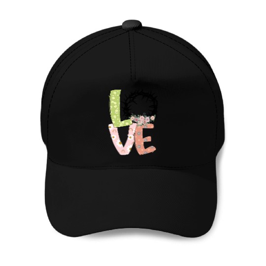 Love Easter Sublimation Baseball Caps