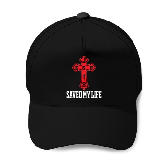 Jesus SavedMy Life Love Jesus Christian Christmas Baseball Caps