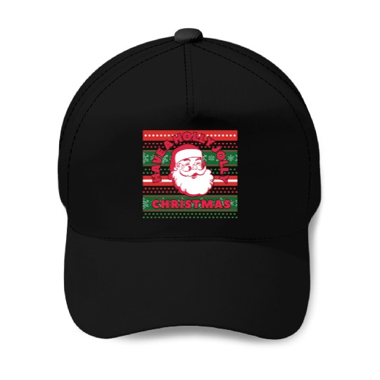 Have a Holly Jolly Christmas, vintage Baseball Caps