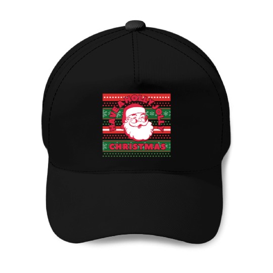 Have a Holly Jolly Christmas, vintage Baseball Caps