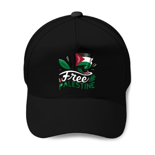 I Love Free Palestine Flag Save Gaza Palestinian Baseball Caps