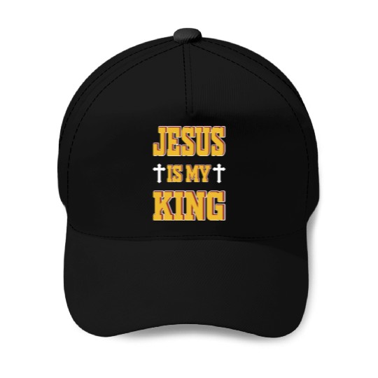 Jesus Is My King Love Jesus Christian Christmas Baseball Caps