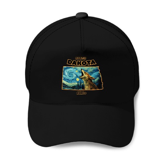 North Dakota - Coyote Baseball Caps