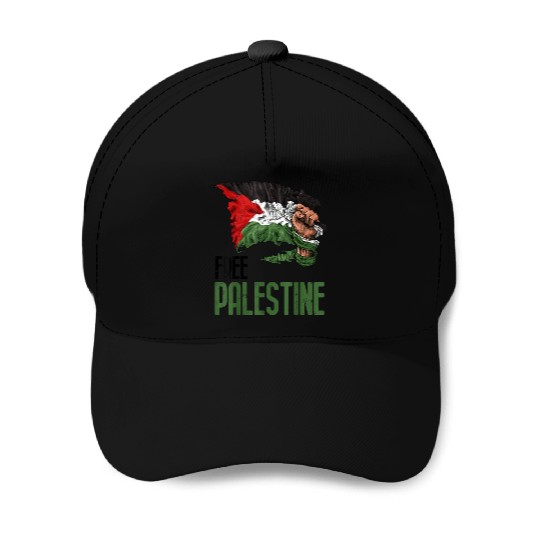 FREE PALESTINE FLAG GAZA Baseball Caps