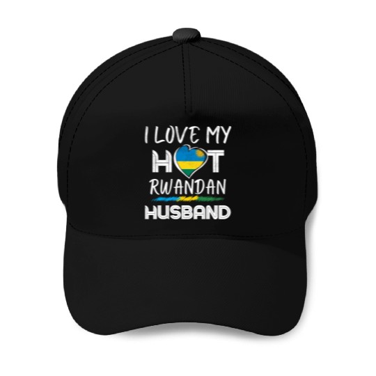 Rwandnan Husband Proud Wife Baseball Caps
