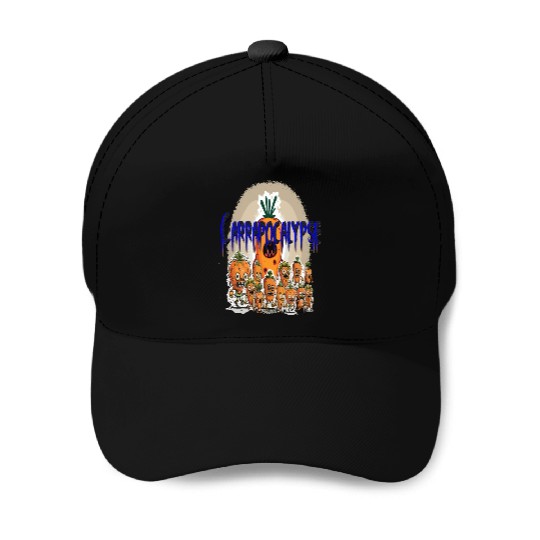Carrapocalypse - The Carrot Zombie Take Over Baseball Caps