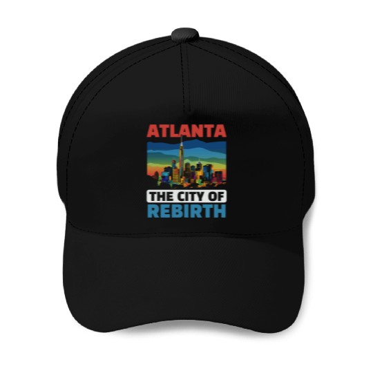 Atlanta City Georgia USA America United States Baseball Caps