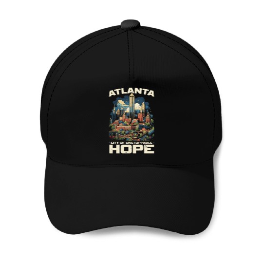 Atlanta City Georgia USA America United States Baseball Caps