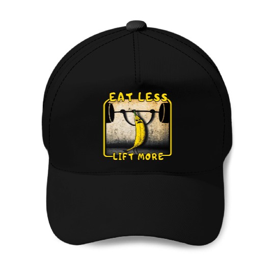 Banana Weightlifting Baseball Caps