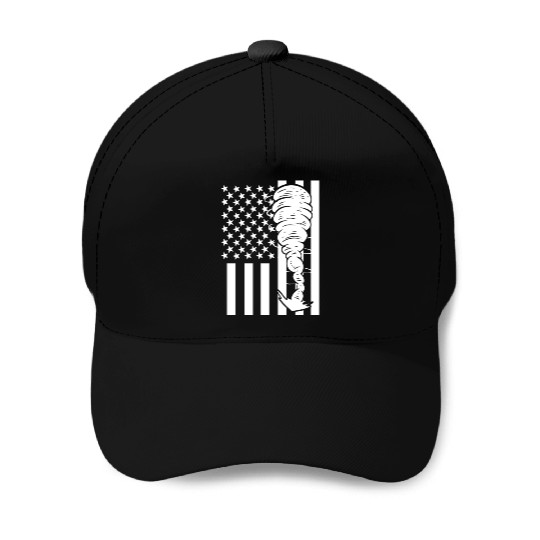 Tornado Fan Chaser TV Reporter Gift Baseball Caps