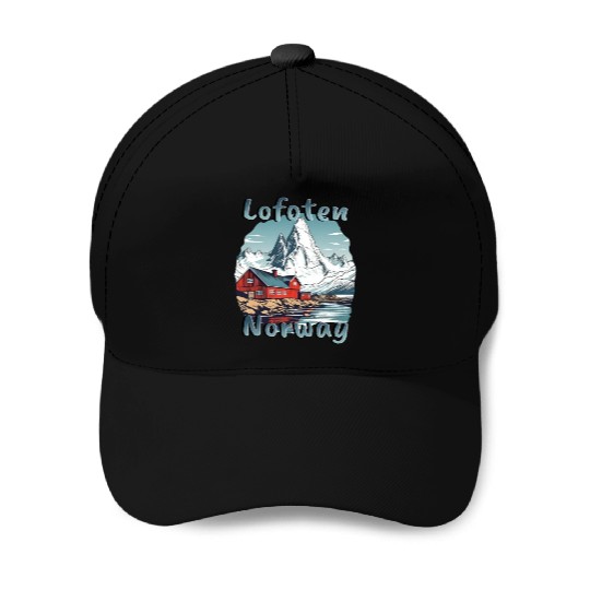 Lofoten Norway Nature Paradise Baseball Caps