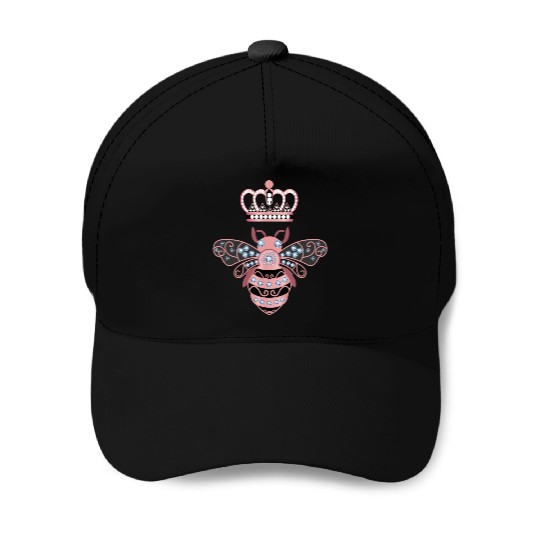 Queen Bee Crown Women Hive Beekeeping Bee Women Baseball Caps