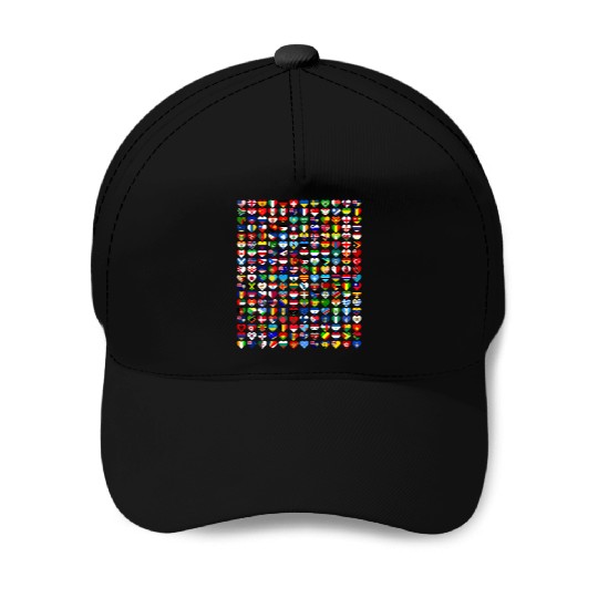 International Flags of the Countries of the World Baseball Caps