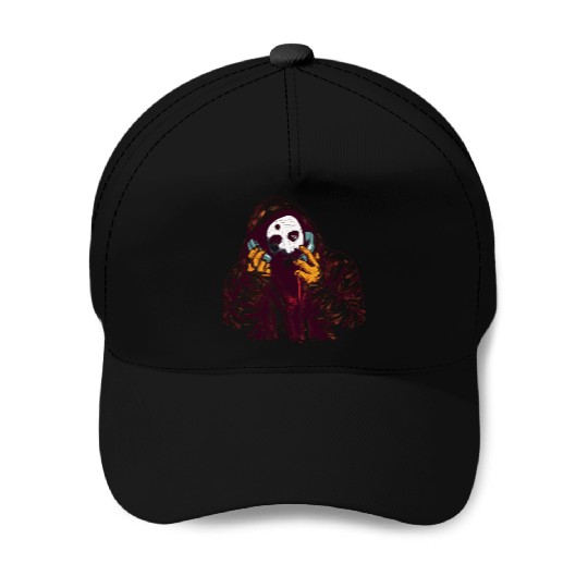 Ghostface Phone Call Baseball Caps