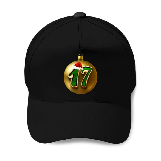 17 Years Young - Seventeen Christmas Balls Baseball Caps
