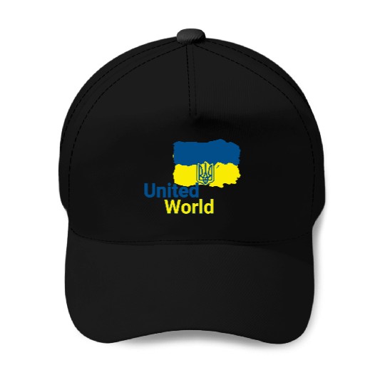 United World - Ukraine Baseball Caps