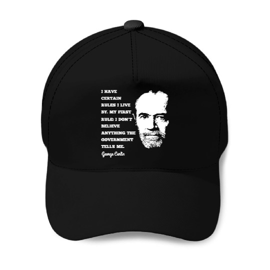 George Carlin Comedy Legend Baseball Caps