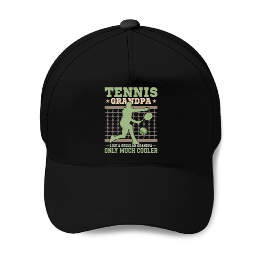 Tennis Grandpa Like A Regular Grandpa Sport Baseball Caps