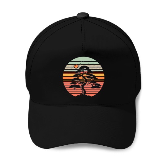 Bonsai Tree Baseball Caps