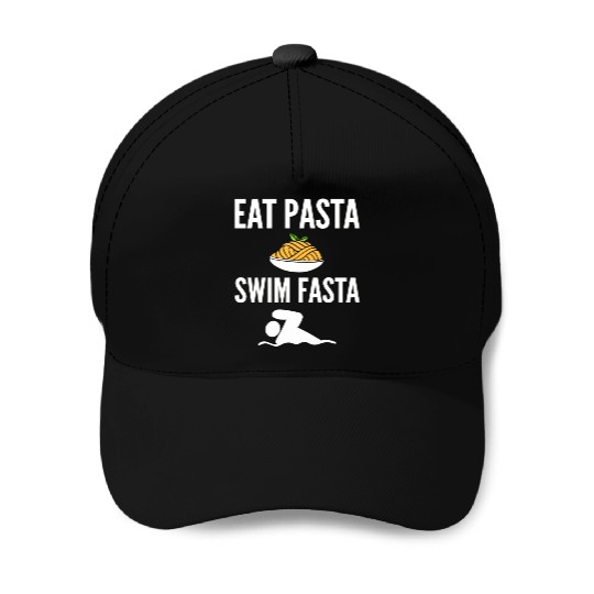Swim Fasta Swimmer or Surfer Gift Baseball Caps