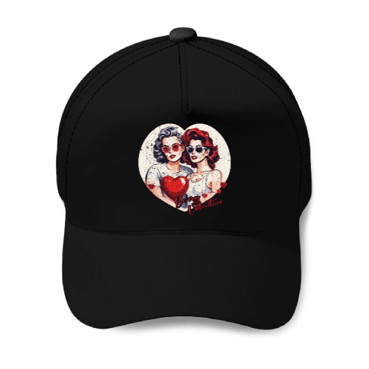 Valentines Day Outfit For Her And Her in love Baseball Caps
