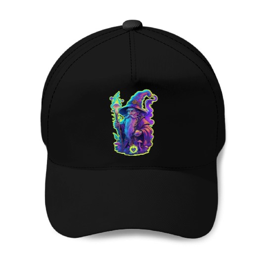 wizard mushrooms Baseball Caps