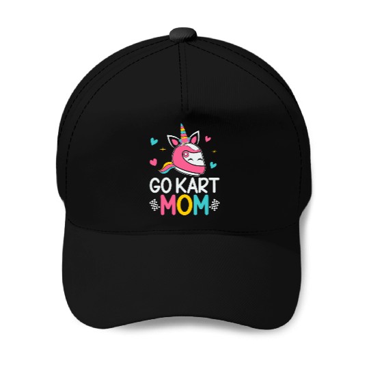 Go Kart Racing Female Go Kart Racer Baseball Caps
