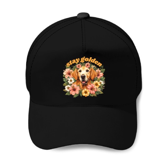 Dog Lovers Golden Retriever Baseball Caps